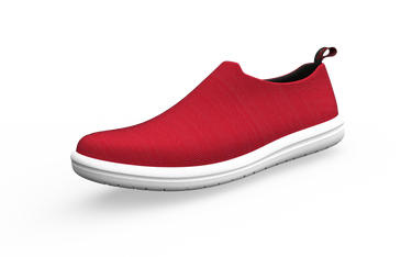 Red on White
